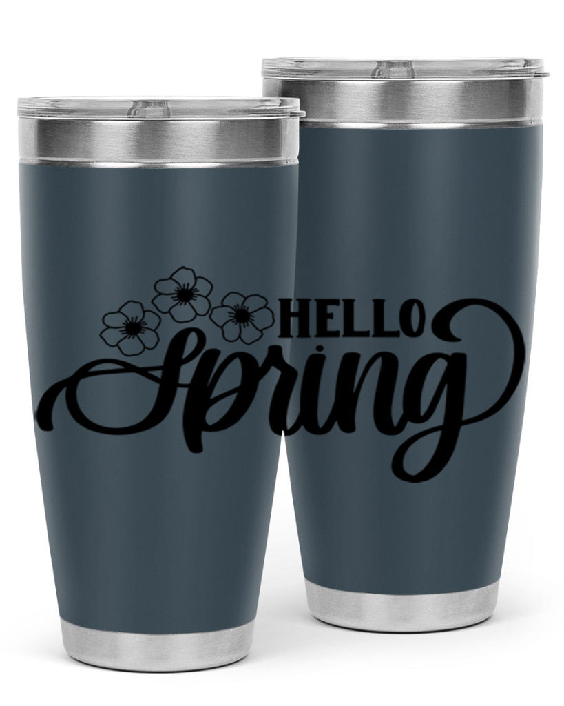 PNG_Hello Spring393#- spring- Tumbler