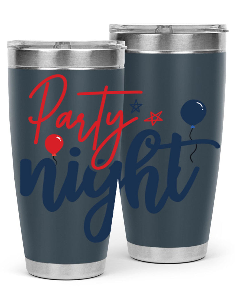 Party Night Style 84#- Fourt Of July- Tumbler
