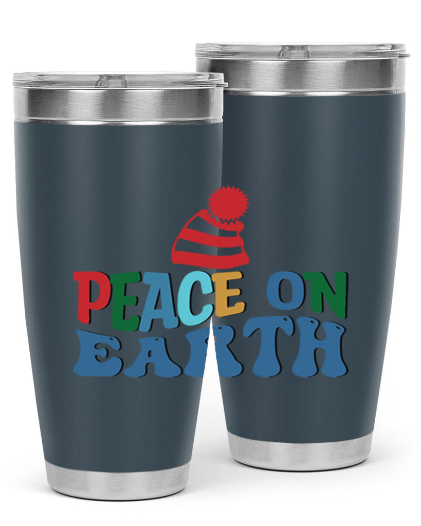 Peace on Earth 337#- winter- Tumbler