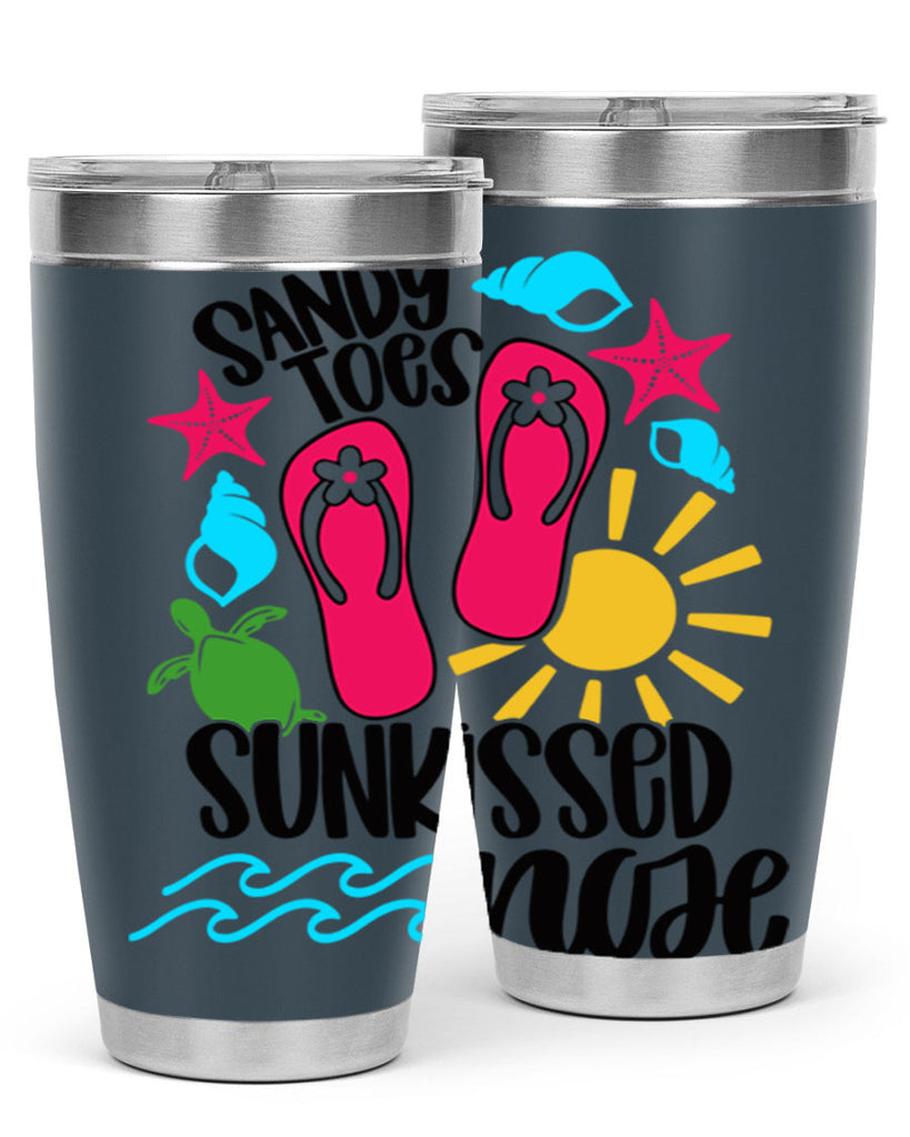 Sandy Toes Sunkissed Nose Style 27#- summer- Tumbler