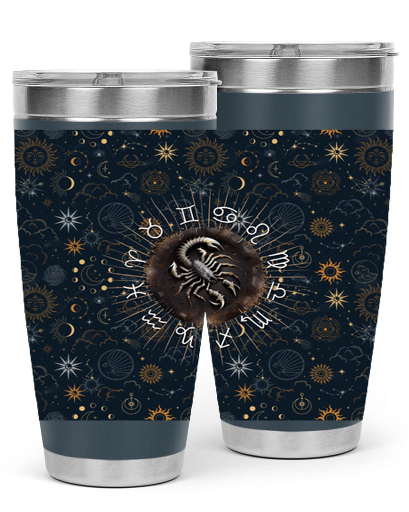 Scorpius Straight 466#- zodiac- Tumbler