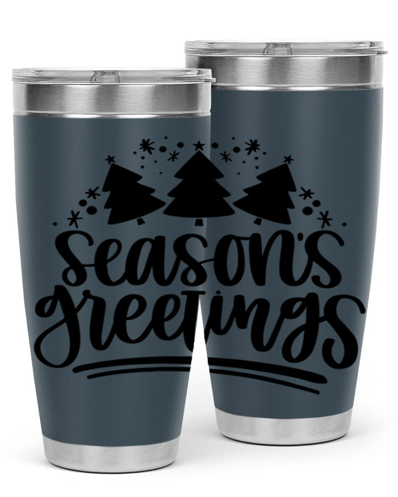 Seasons Greetings345#- winter- Tumbler