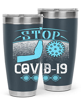 Stop covid Style 22#- corona virus- Tumbler