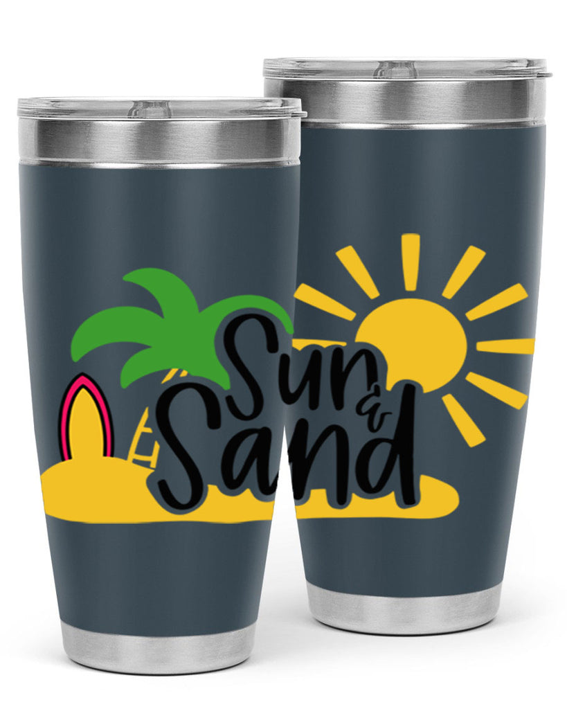 Sun Sand Style 17#- summer- Tumbler