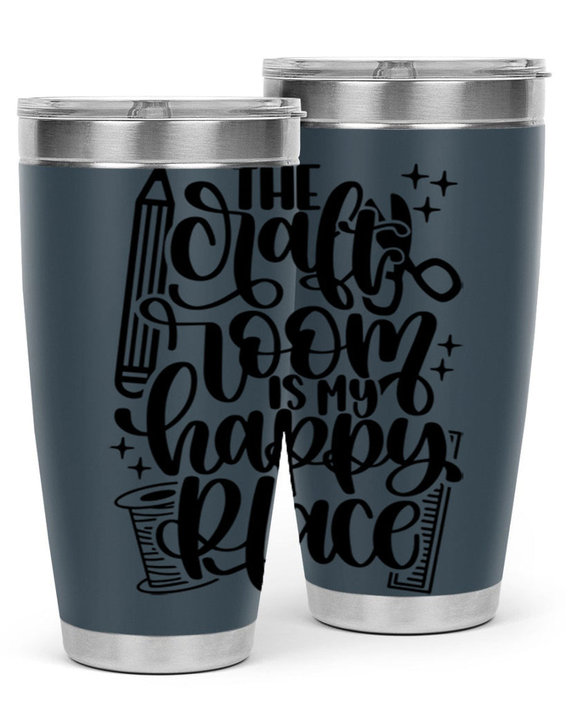 The Craft Room Is My Happy Place 4#- crafting- Tumbler