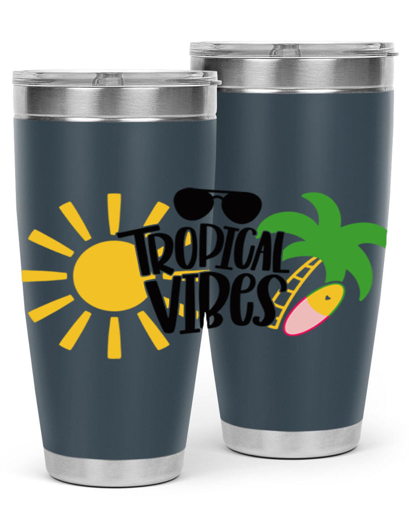 Tropical Vibes Style 9#- summer- Tumbler