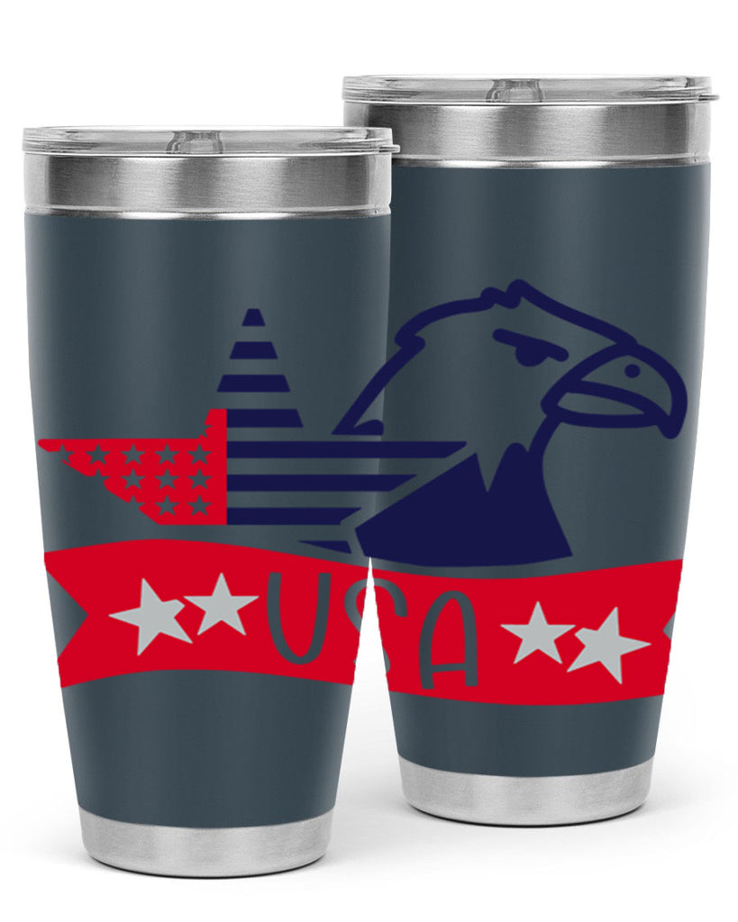 USA Style 182#- Fourt Of July- Tumbler