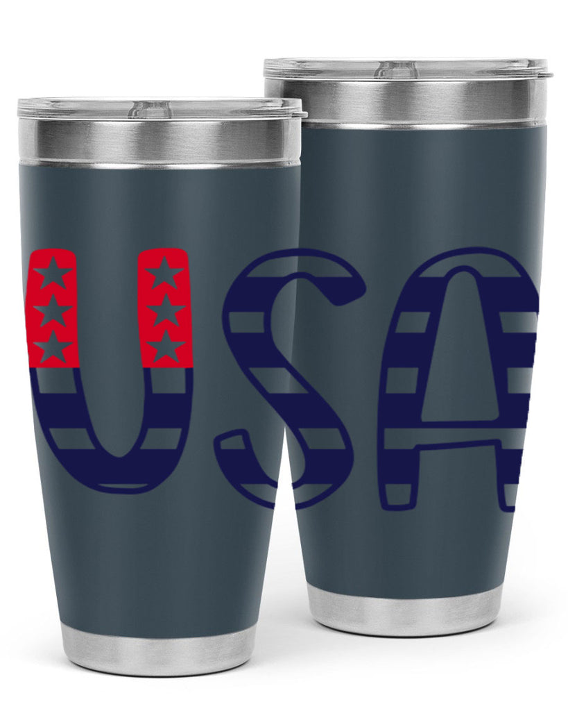 USA Style 184#- Fourt Of July- Tumbler