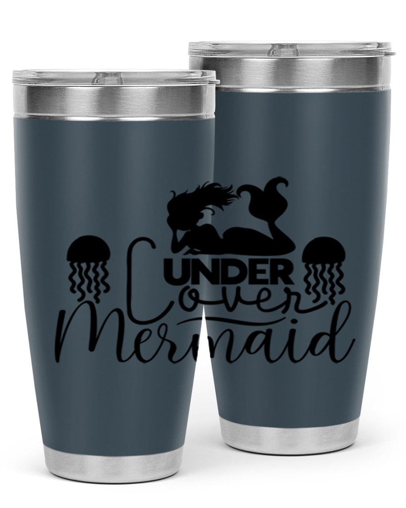 Under Cover Mermaid 642#- mermaid- Tumbler