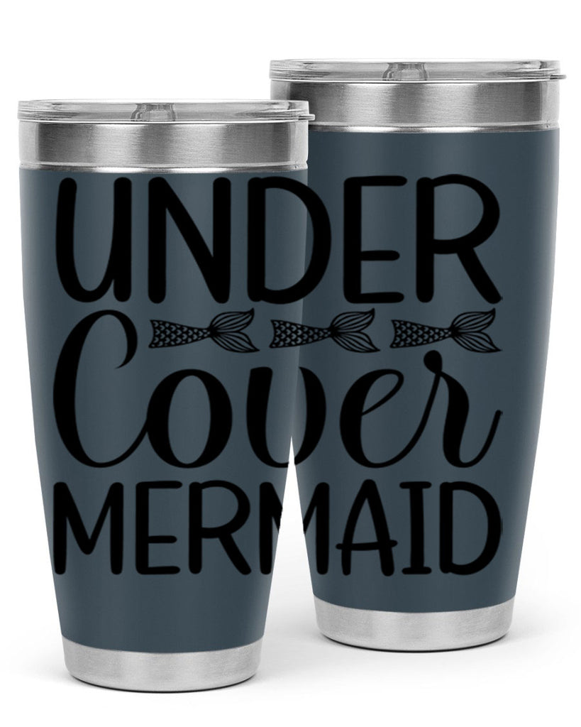 Under Cover Mermaid 647#- mermaid- Tumbler