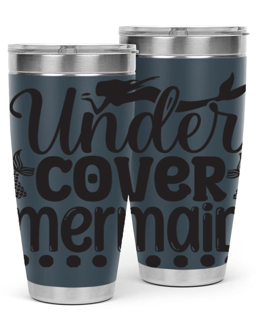 Under cover mermaid 649#- mermaid- Tumbler