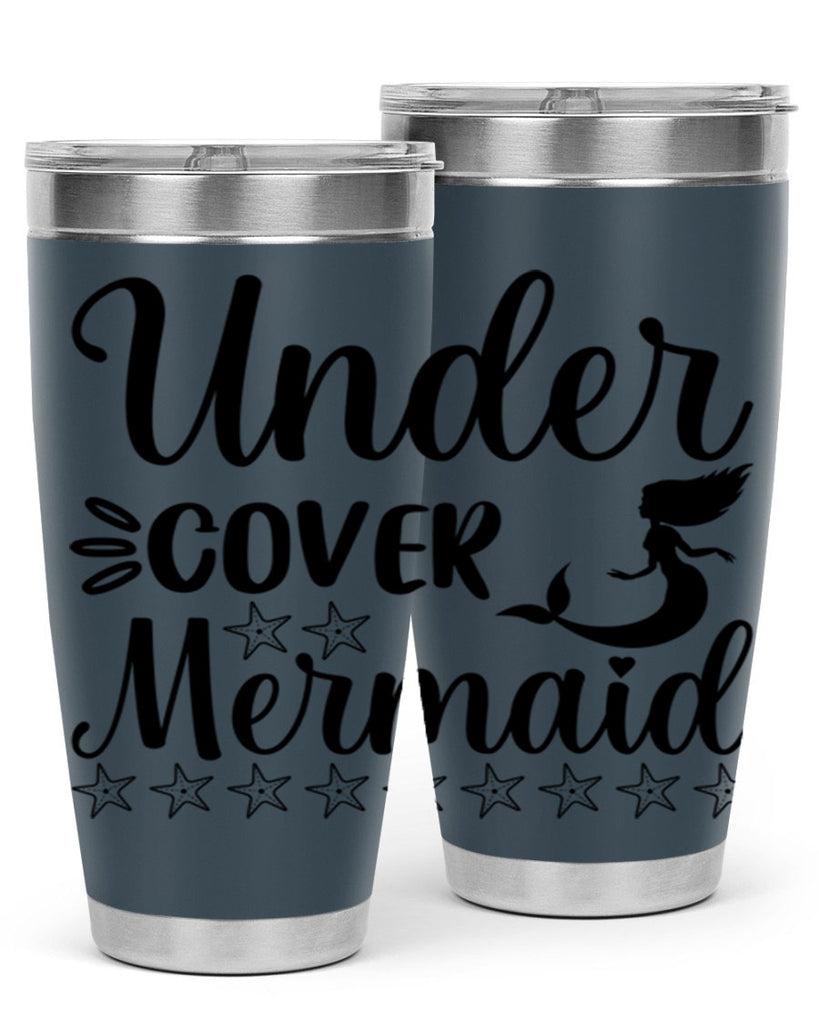 Under cover mermaid 650#- mermaid- Tumbler