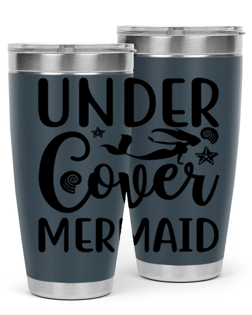 Under cover mermaid design 655#- mermaid- Tumbler