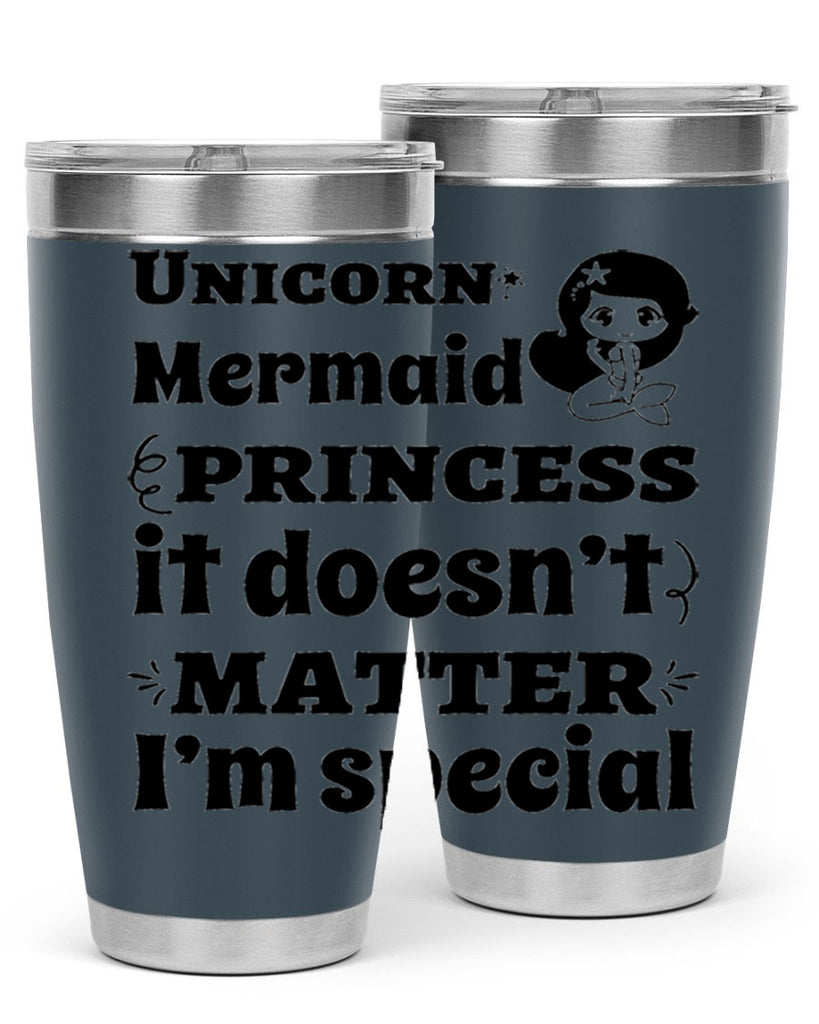 Unicorn Mermaid princess it doesnt 661#- mermaid- Tumbler