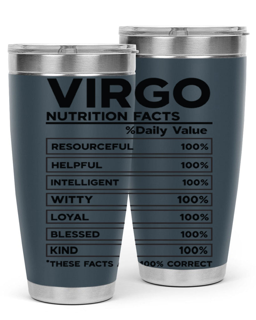 Virgo Nutrition Facts 530#- zodiac- Tumbler