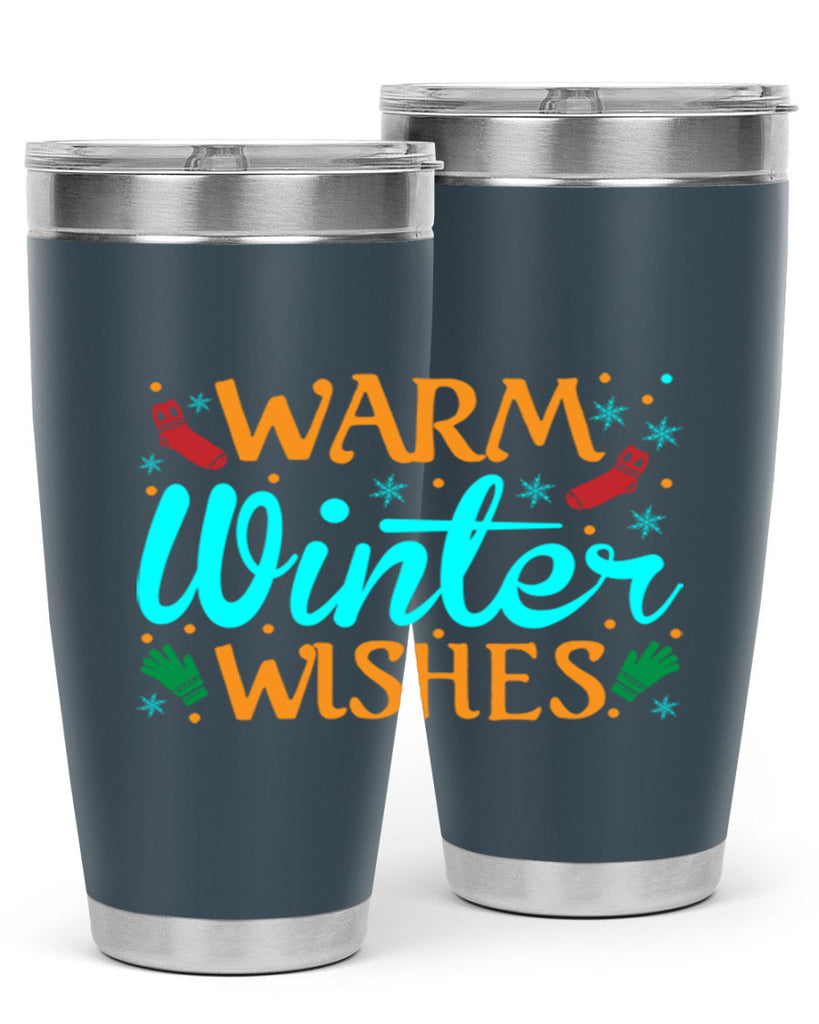 Warm Winter Wishes 465#- winter- Tumbler