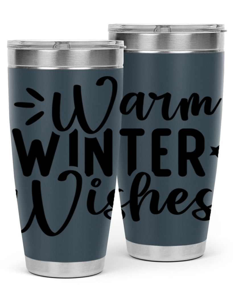 Warm Winter Wishes459#- winter- Tumbler