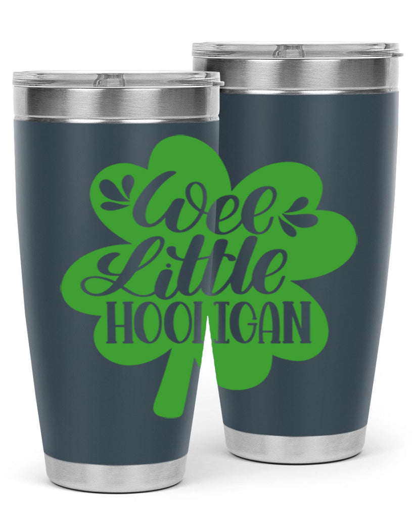 Wee Little Hooligan Style 16#- St Patricks Day- Tumbler