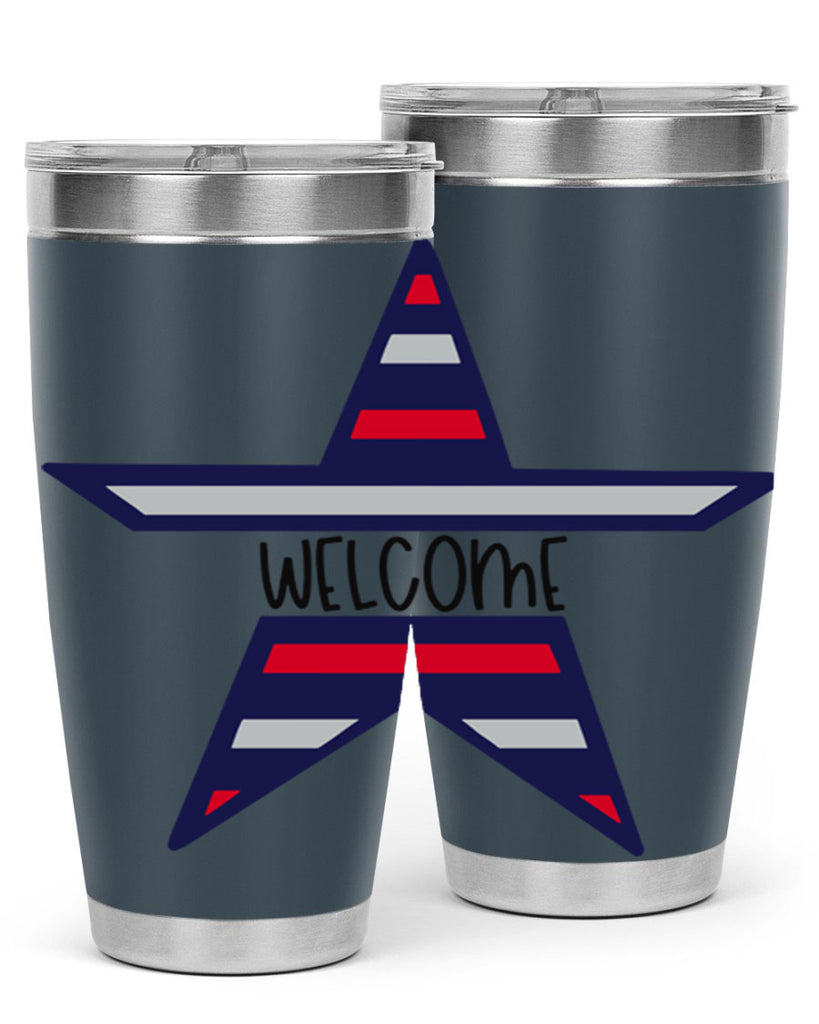 Welcome Style 186#- Fourt Of July- Tumbler