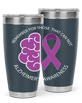 alzheimers awareness style 40#- alzheimers- Tumbler