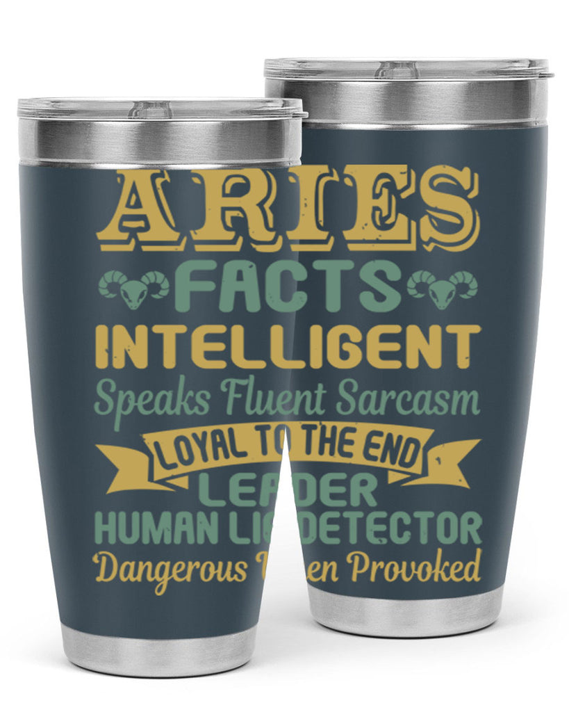 aries 123#- zodiac- Tumbler