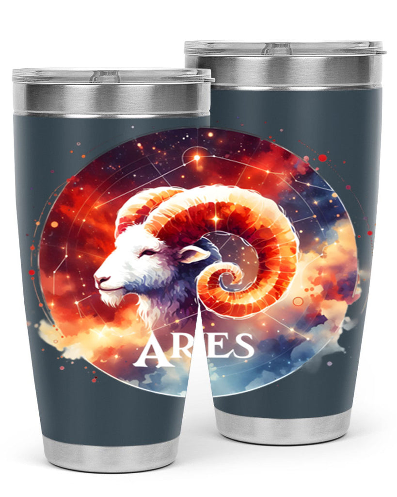 aries 128#- zodiac- Tumbler