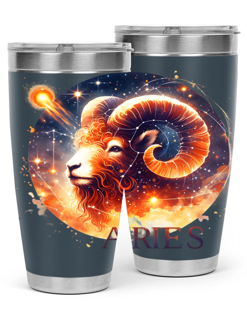 aries 130#- zodiac- Tumbler