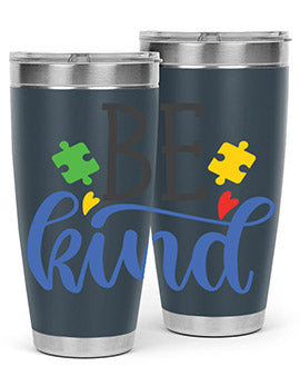 be kind Style 8#- autism- Tumbler