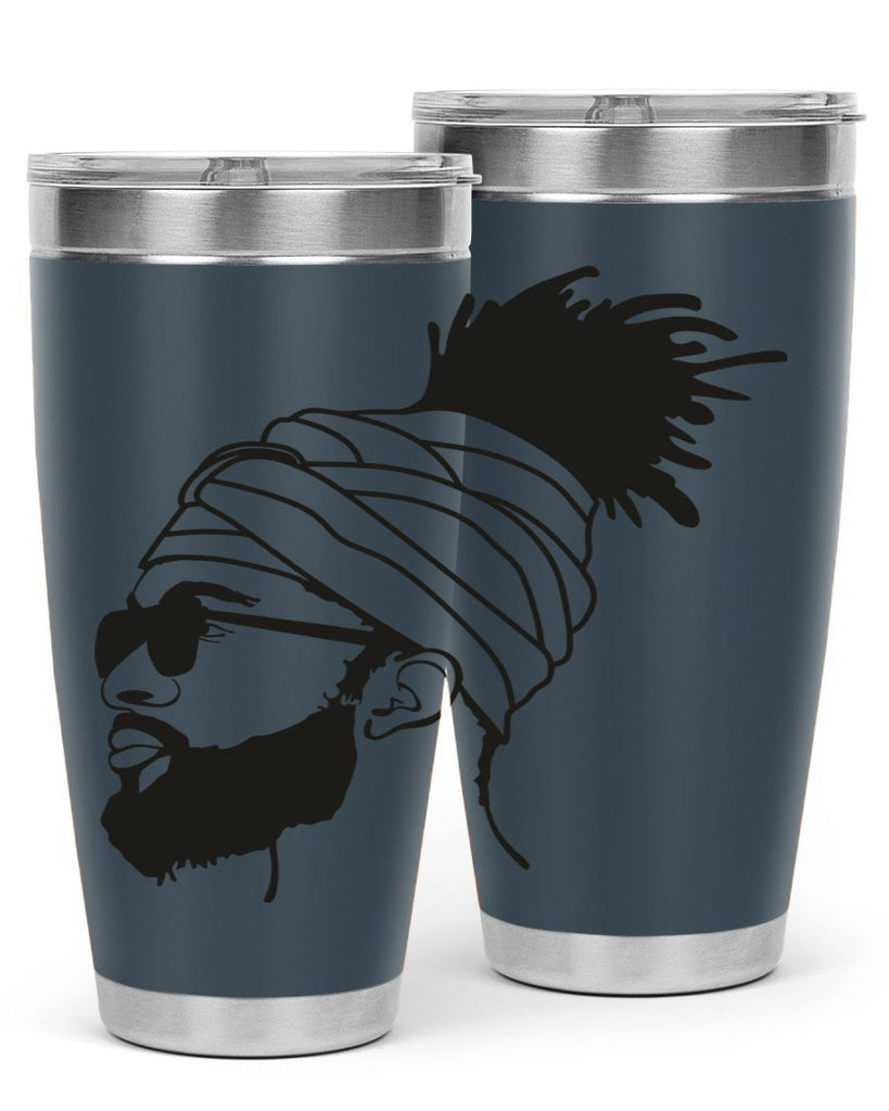 beardman 44#- black men - boys- tumbler