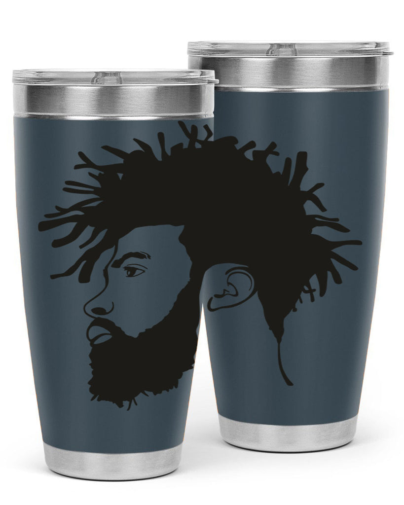 beardman 46#- black men - boys- tumbler