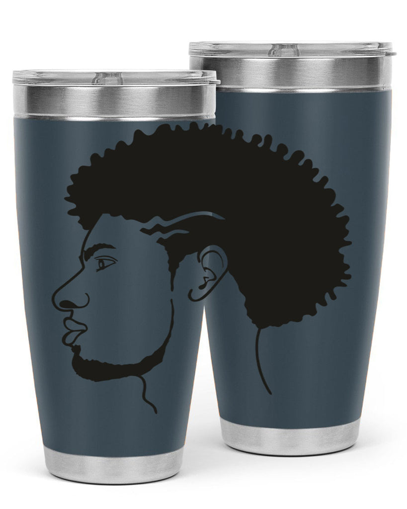 beardman 47#- black men - boys- tumbler