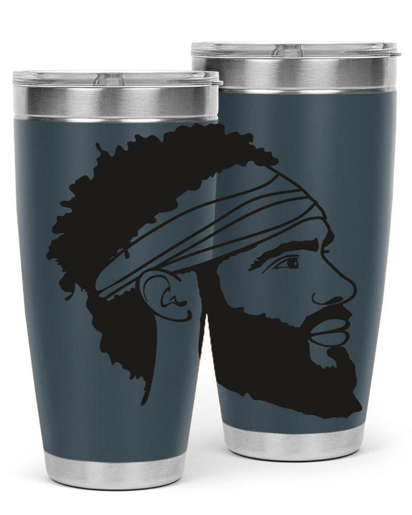beardman 48#- black men - boys- tumbler