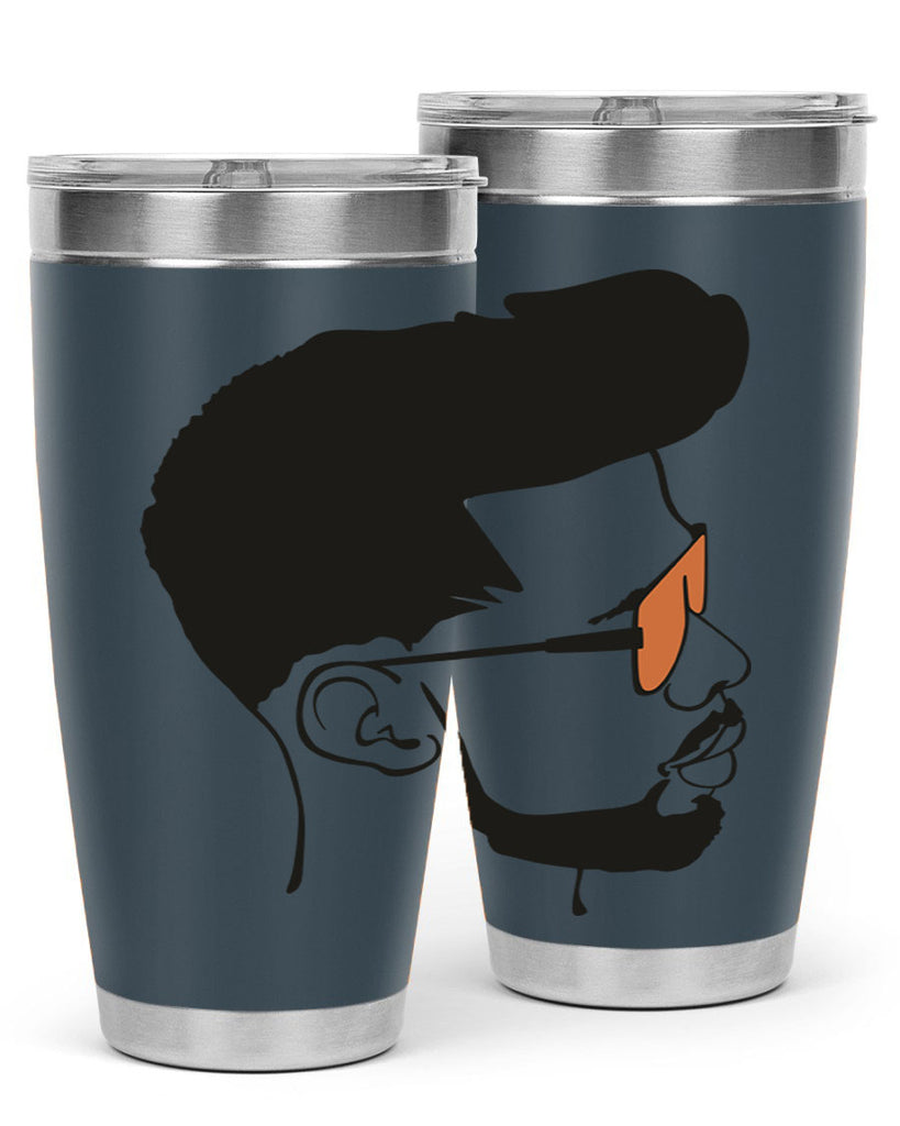 beardman 50#- black men - boys- tumbler