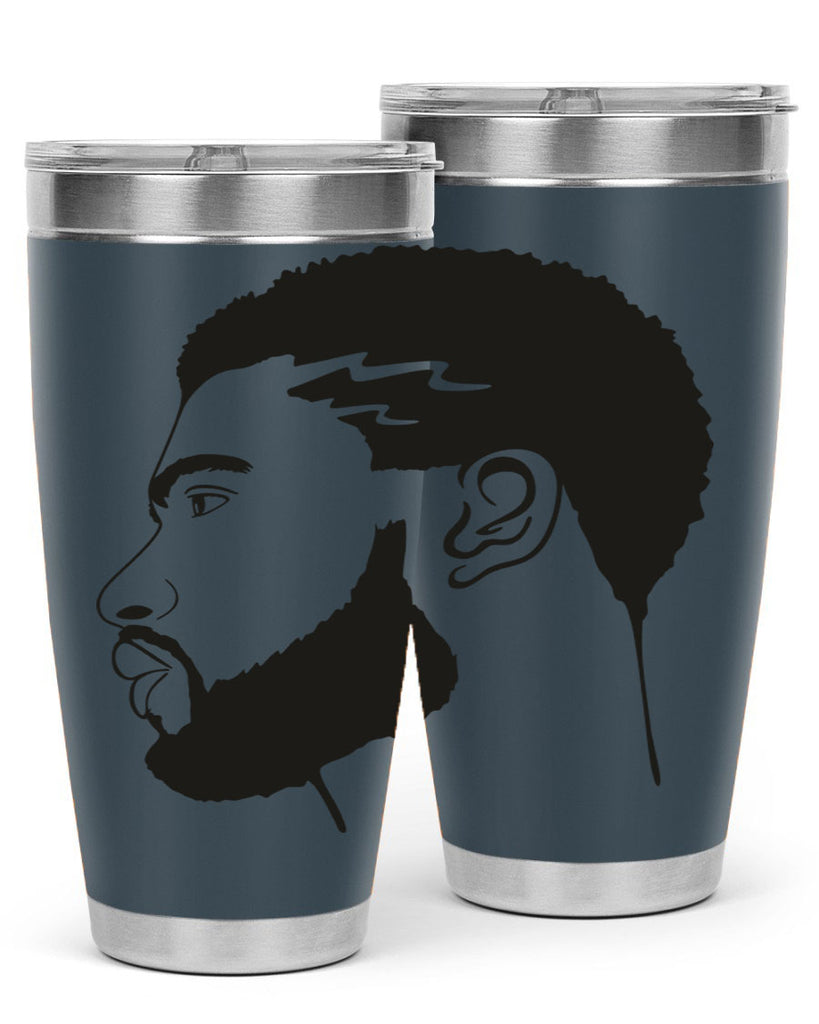 beardman 52#- black men - boys- tumbler
