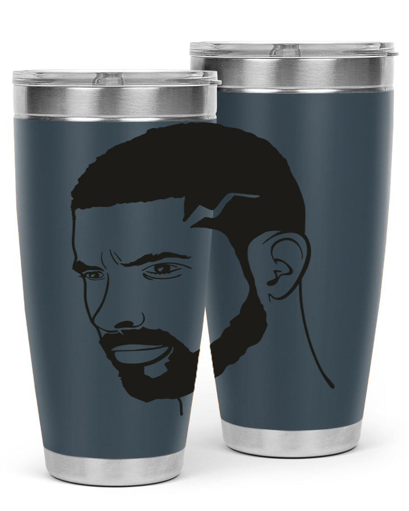 beardman 56#- black men - boys- tumbler