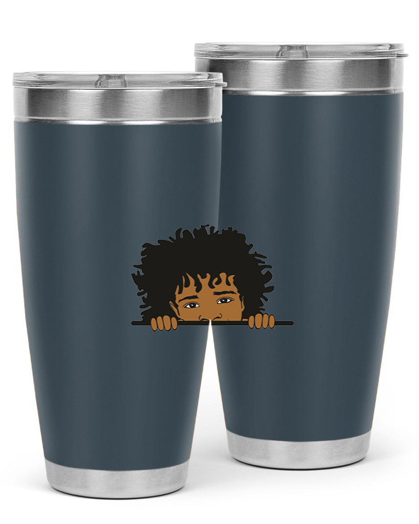 black boy 4#- black men - boys- tumbler
