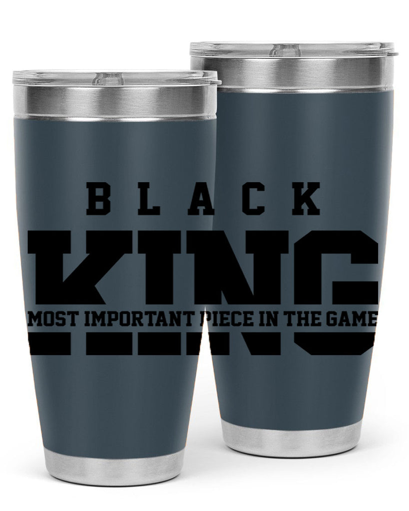 black king 230#- black words phrases- Cotton Tank