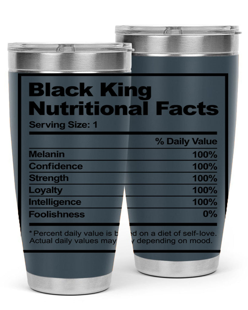 black king nutritional facts 231#- black words phrases- Cotton Tank