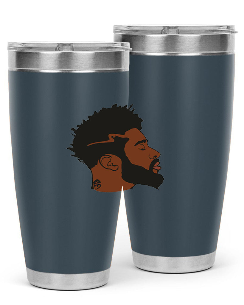 black man 30#- black men - boys- tumbler
