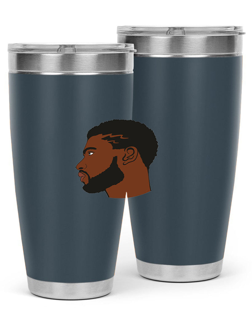 black man 40#- black men - boys- tumbler