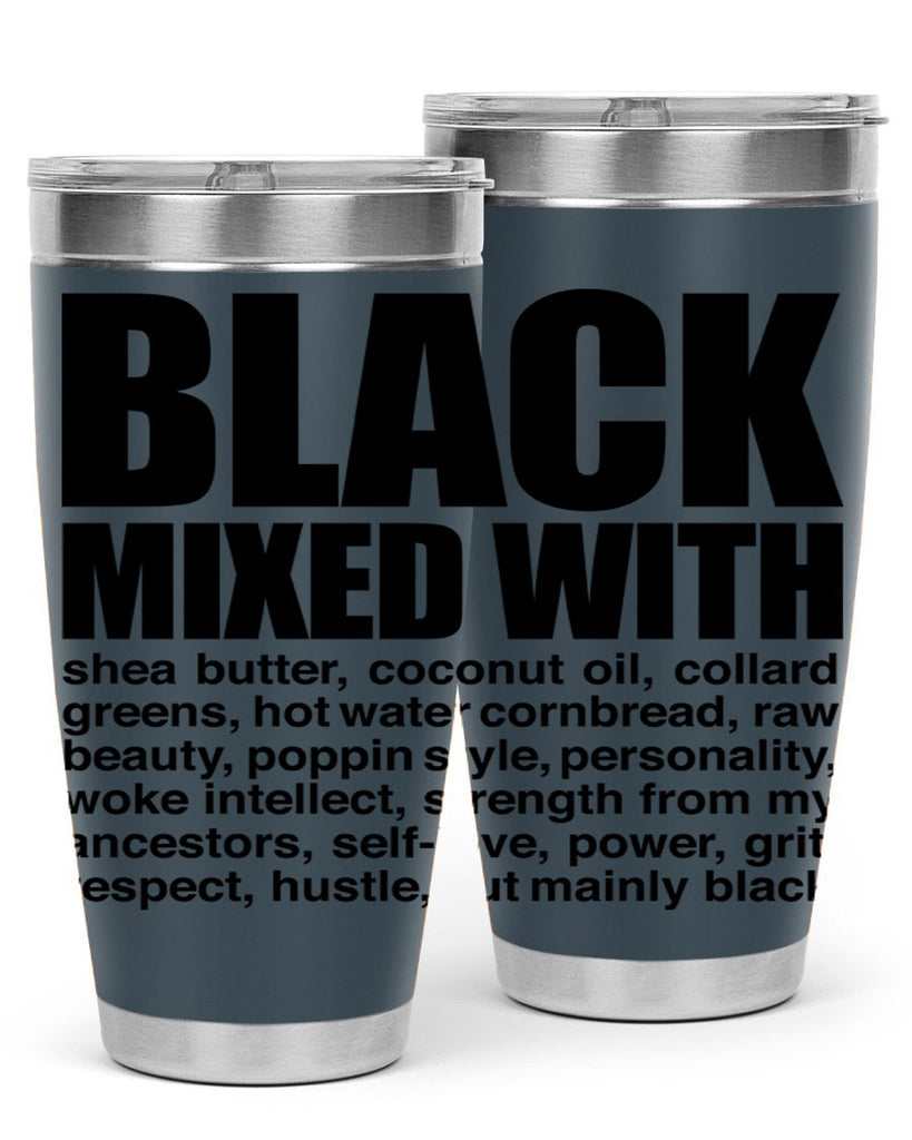 black mixed with 227#- black words phrases- Cotton Tank