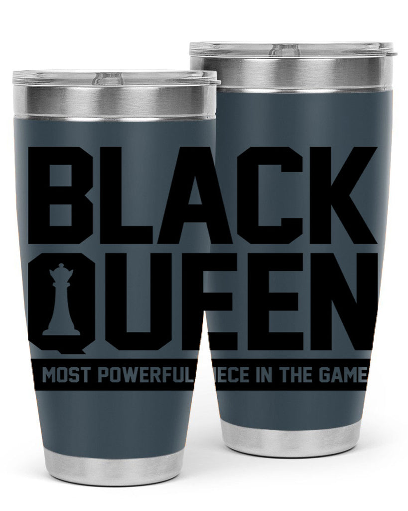 black queenchess 194#- black words phrases- Cotton Tank
