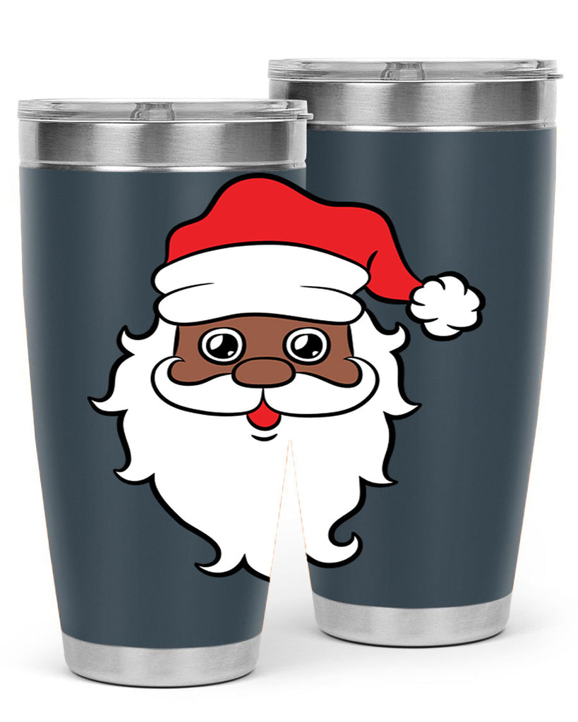 black santa 25#- black men - boys- tumbler