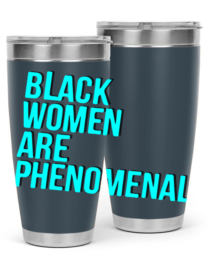 black woman are phenomenal color 216#- black words phrases- Cotton Tank