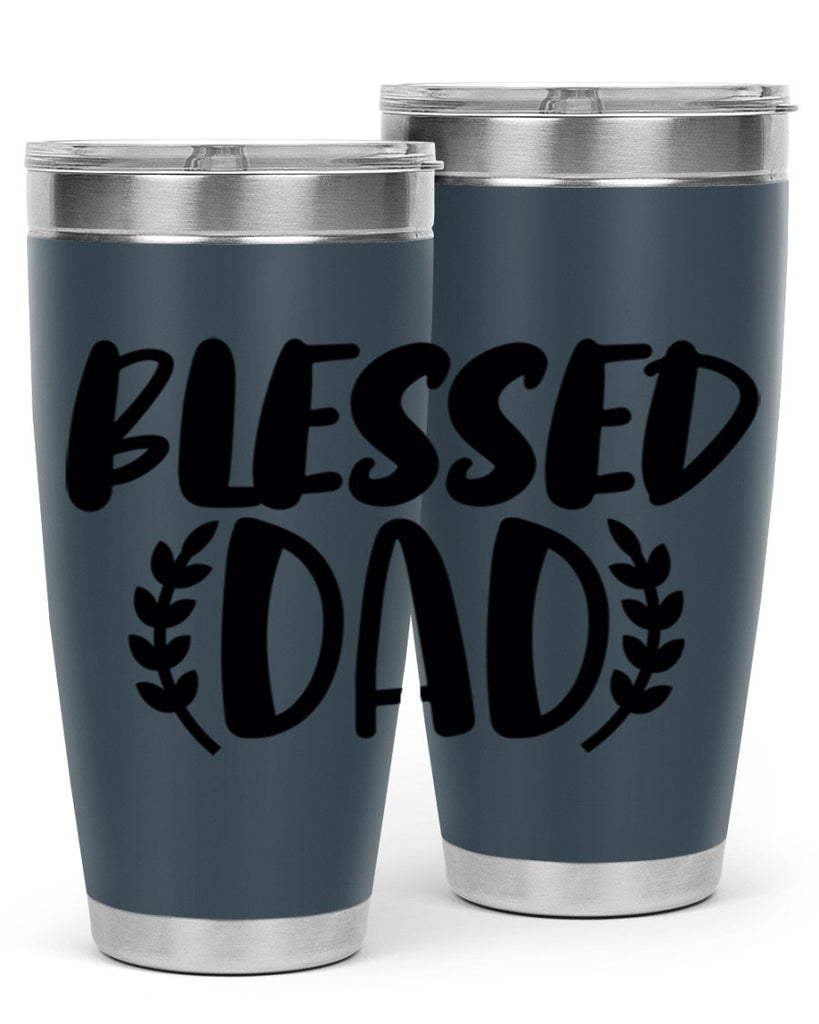 blessed dad 36#- dad- Tumbler