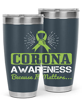 corona awareness because it matters Style 26#- corona virus- Tumbler