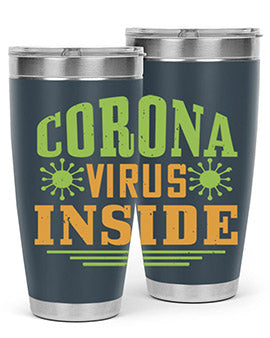 coronavirus inside Style 2#- corona virus- Tumbler