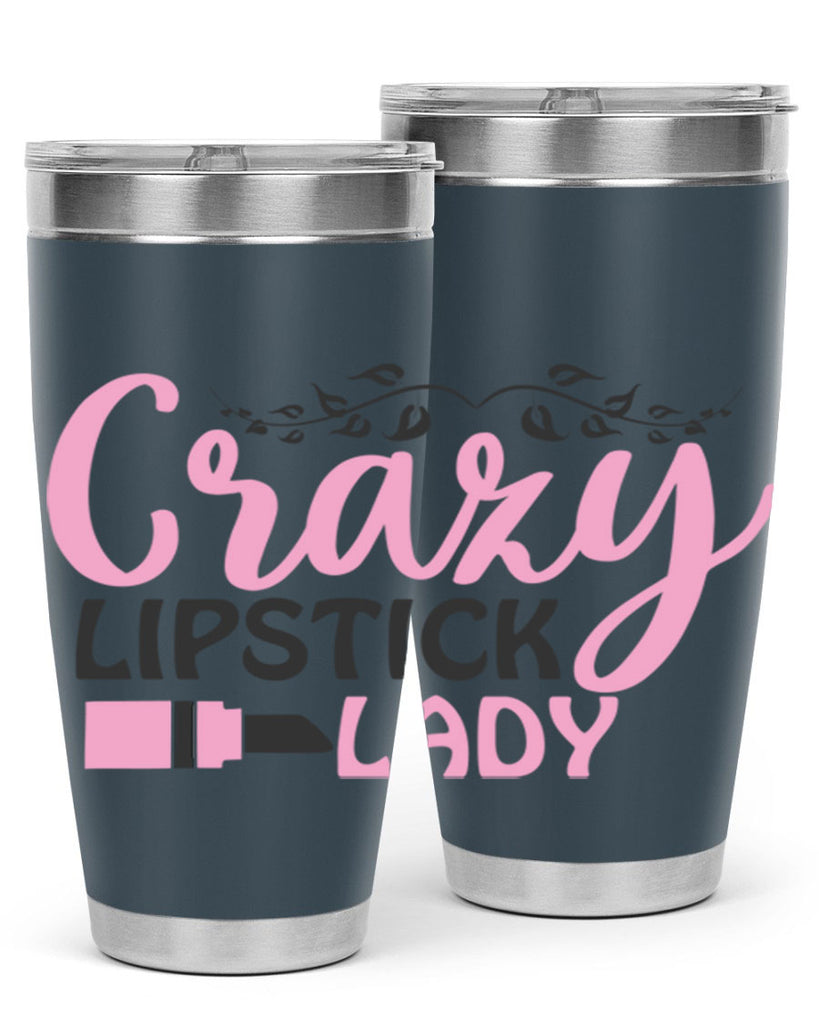 crazy lipstick lady Style 159#- make up- Tumbler