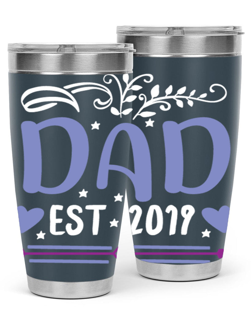 dad est 100#- fathers day- Tumbler