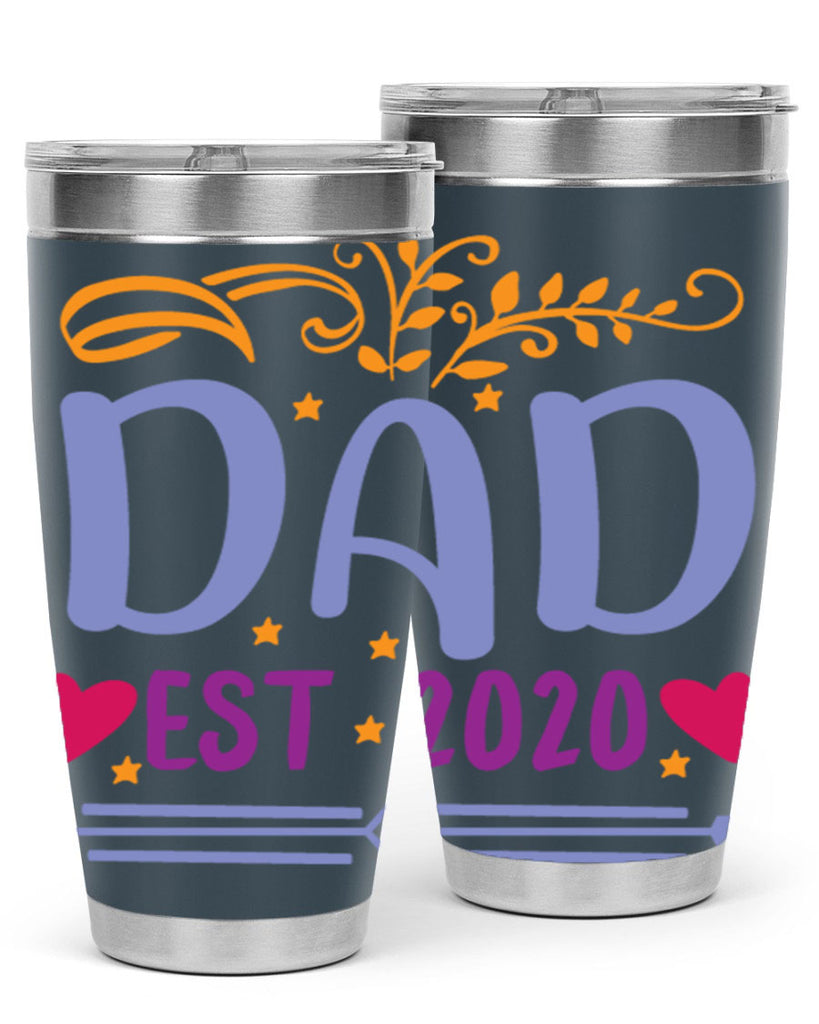 dad est 98#- fathers day- Tumbler